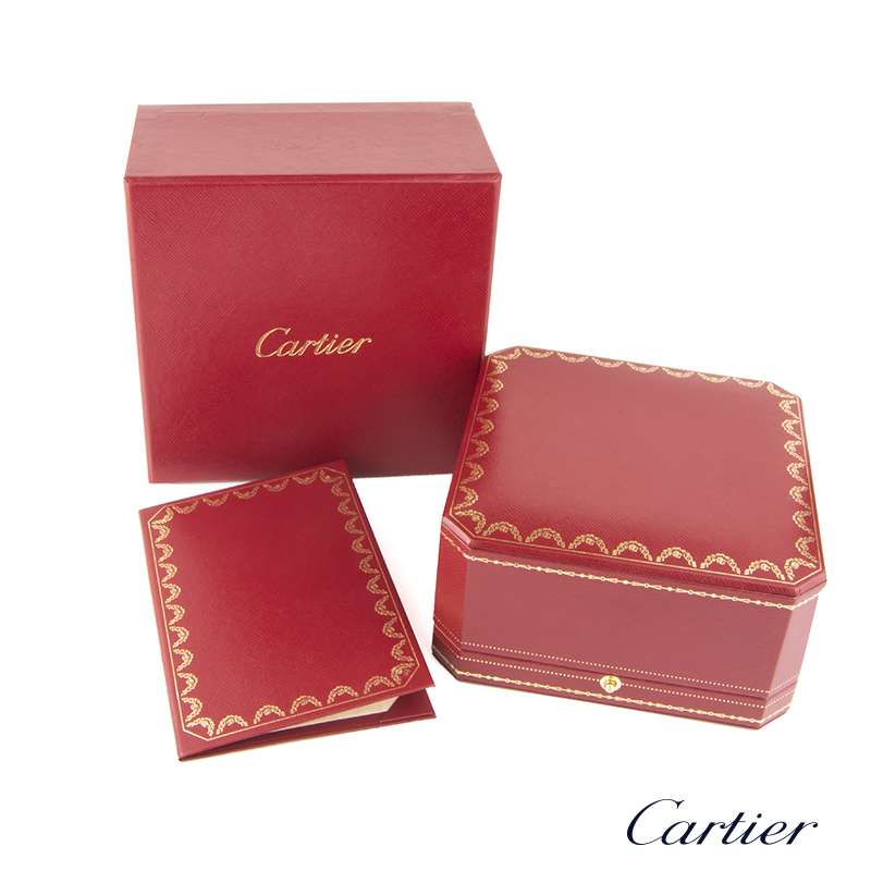 Cartier Yellow Gold Half Diamond Love Ring Size 50 B4032450